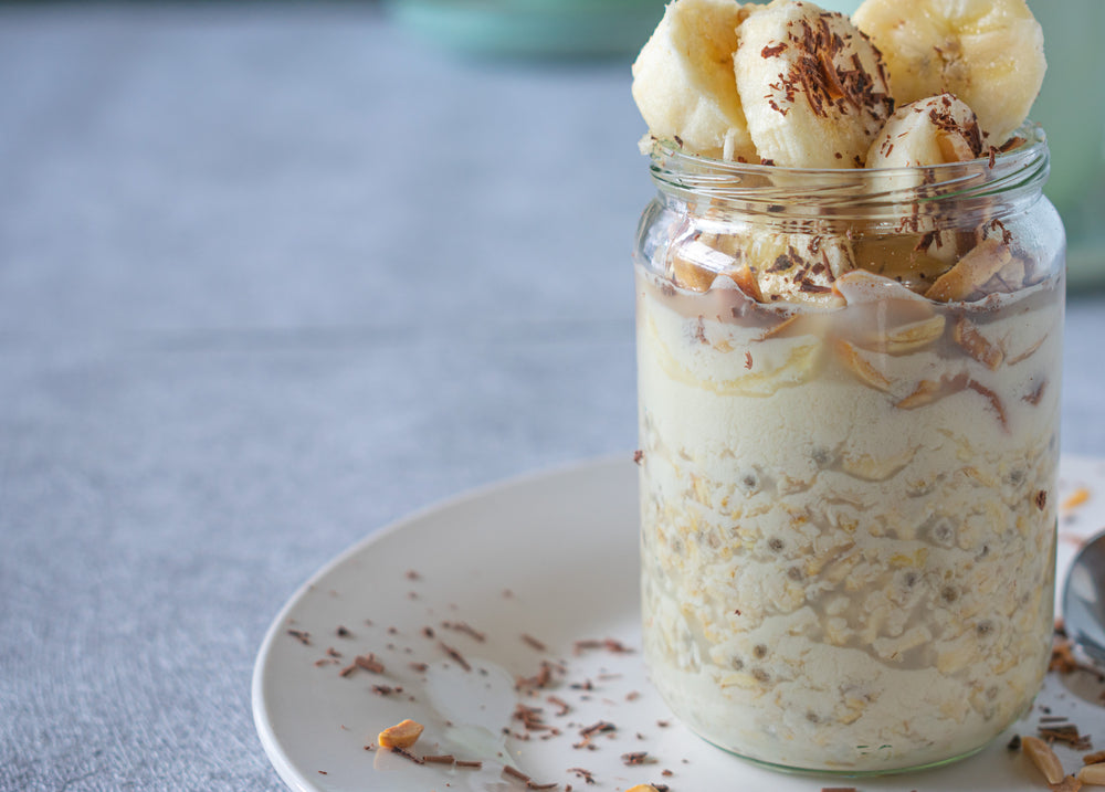 Schoko-Bananen Overnight Oats 🍌🍫