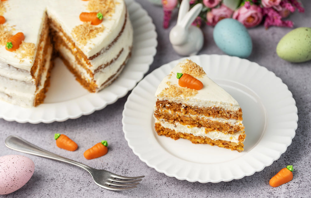 Karottenkuchen zu Ostern mit Sweet Pow(d)er 