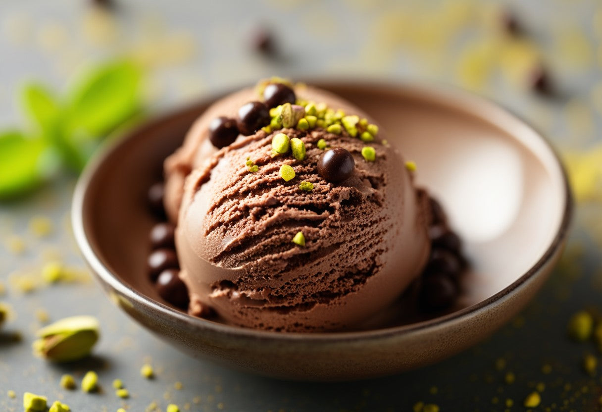 Fitness Schoko Eis – Proteinreich & Zuckerfrei mit Erythrit und Stevia